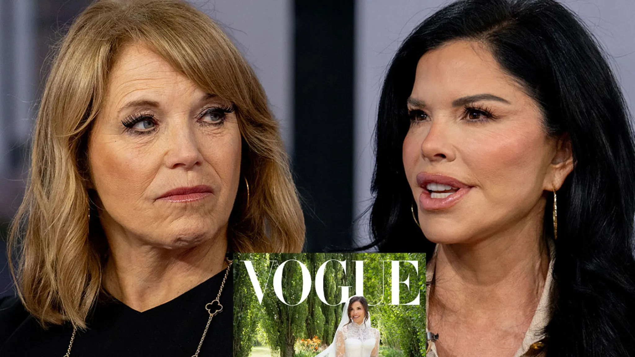 Featured image for Katie Couric Criticizes Lauren Sanchez's Vogue Wedding Cover