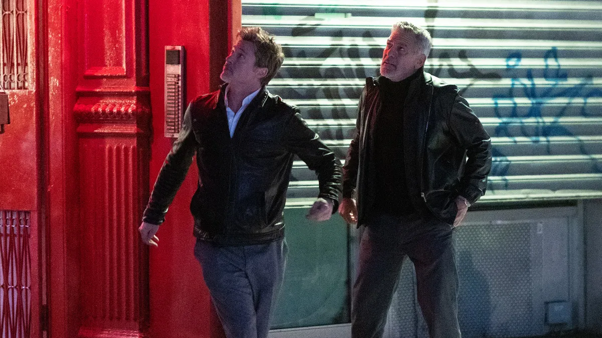 Brad Pitt and George Clooney Reunite in Tense 'Wolfs' Trailer