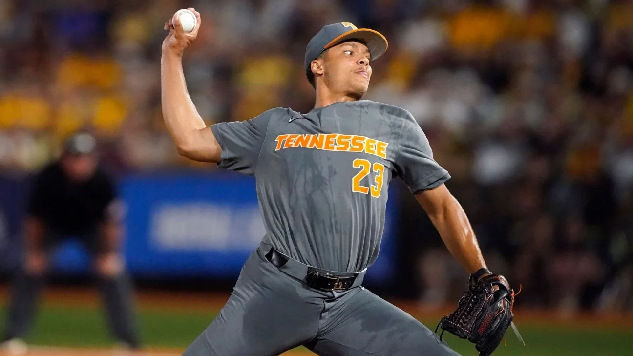 Tennessee Pitcher Chase Burns Enters Transfer Portal, Sparks Twitter Reaction.