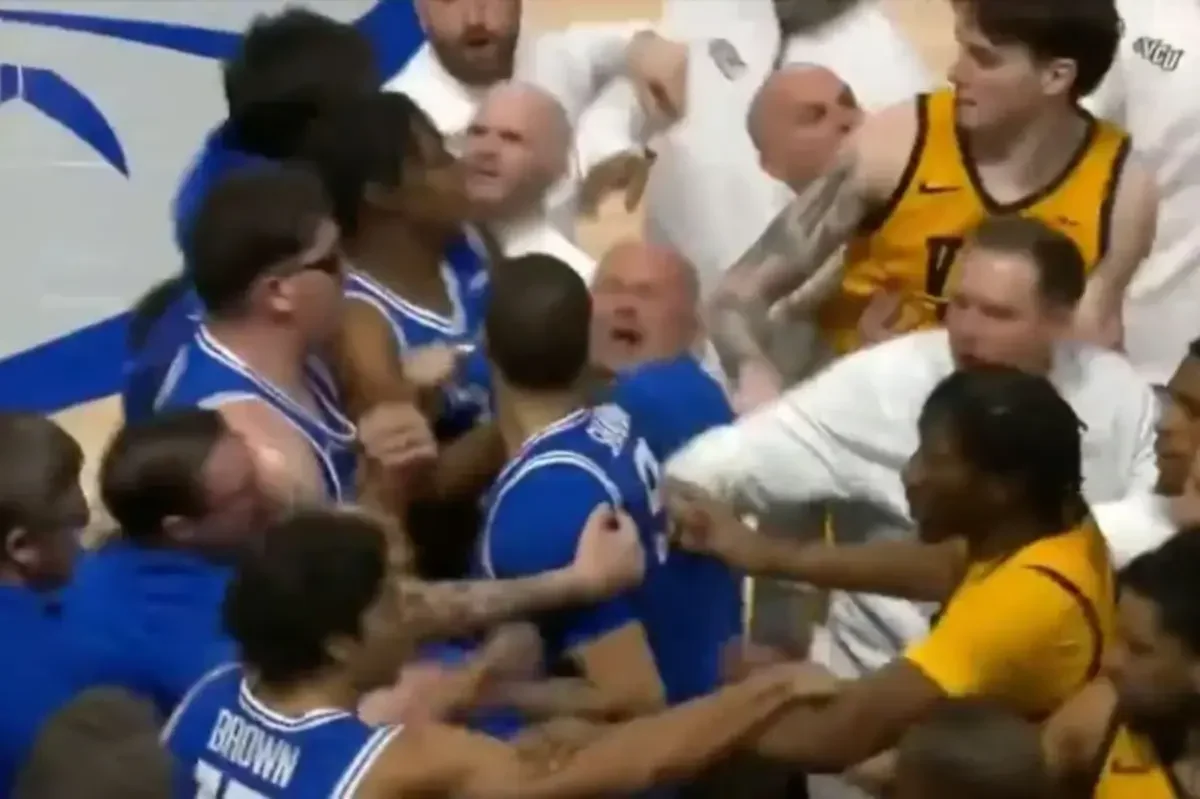 Buzzer-beater sparks benches-clearing brawl in VCU-Saint Louis clash