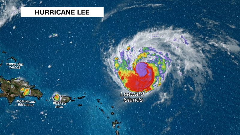 "Hurricane Lee Strengthens and Poses Threat to New England and South Florida Coast"