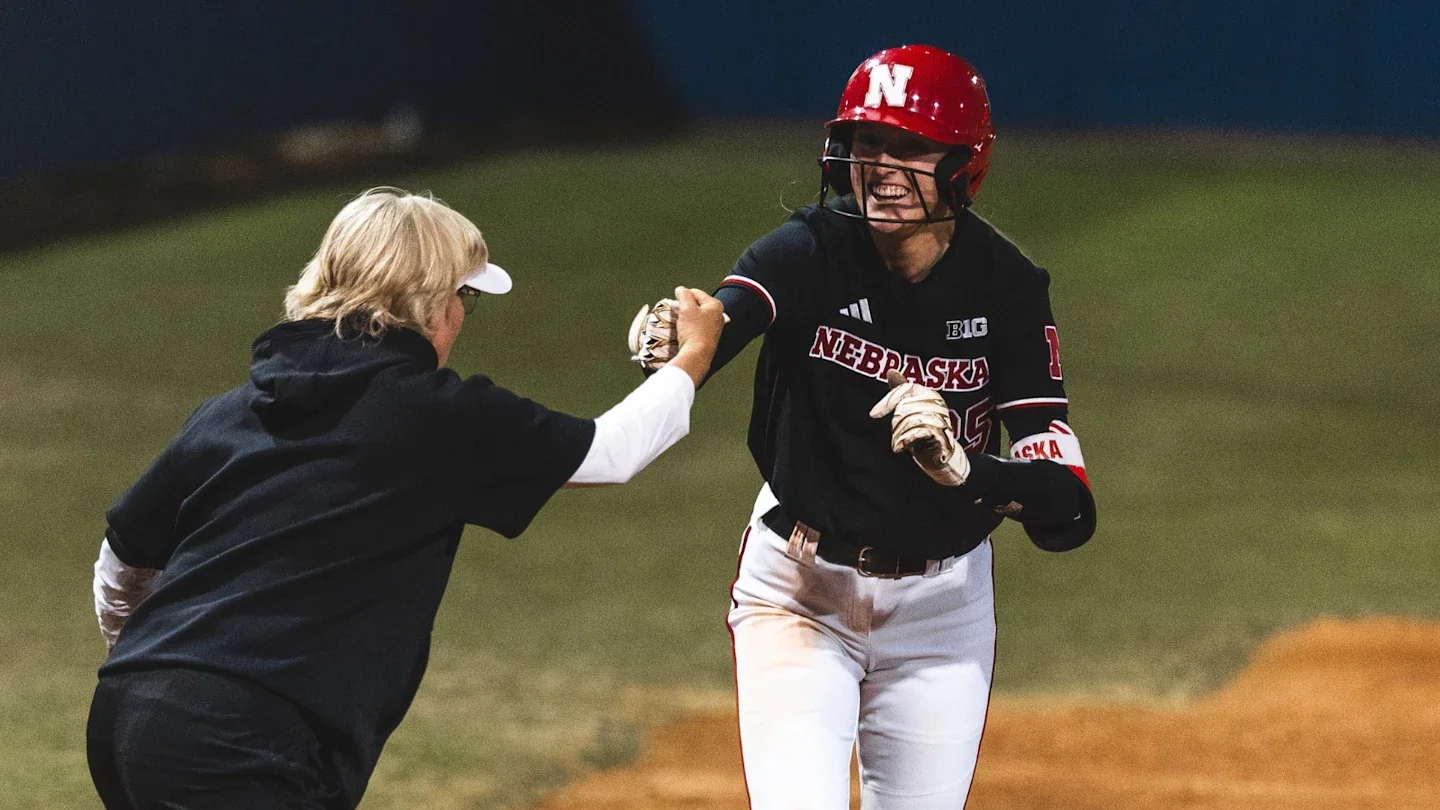Fresh Faces Power Nebraska Softball in Opening-Day Split