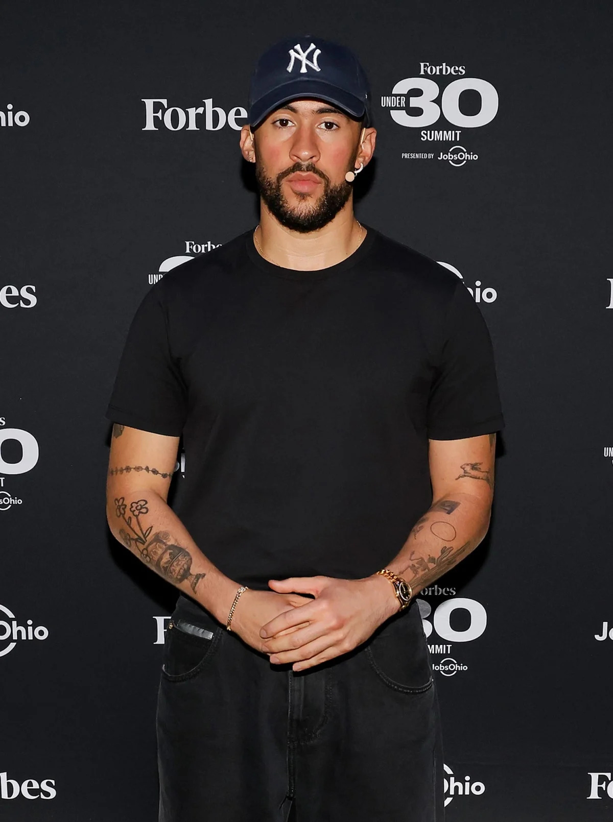 Featured image for Bad Bunny Debunks Wig Rumors with Bold Buzz Cut