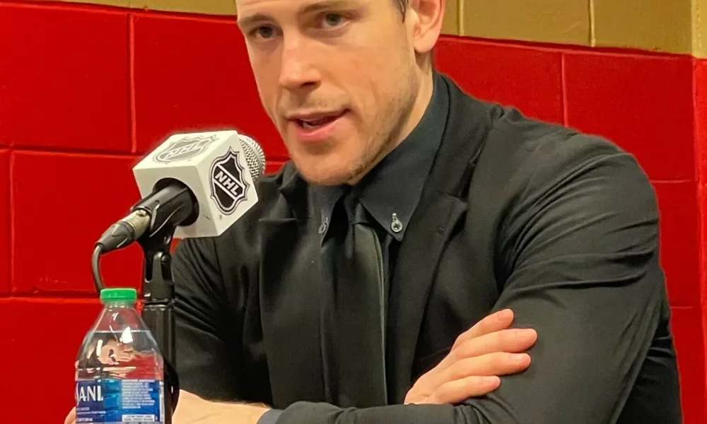 Bruins' Coyle Dominates Game 3 While Bergeron Supports From Sidelines