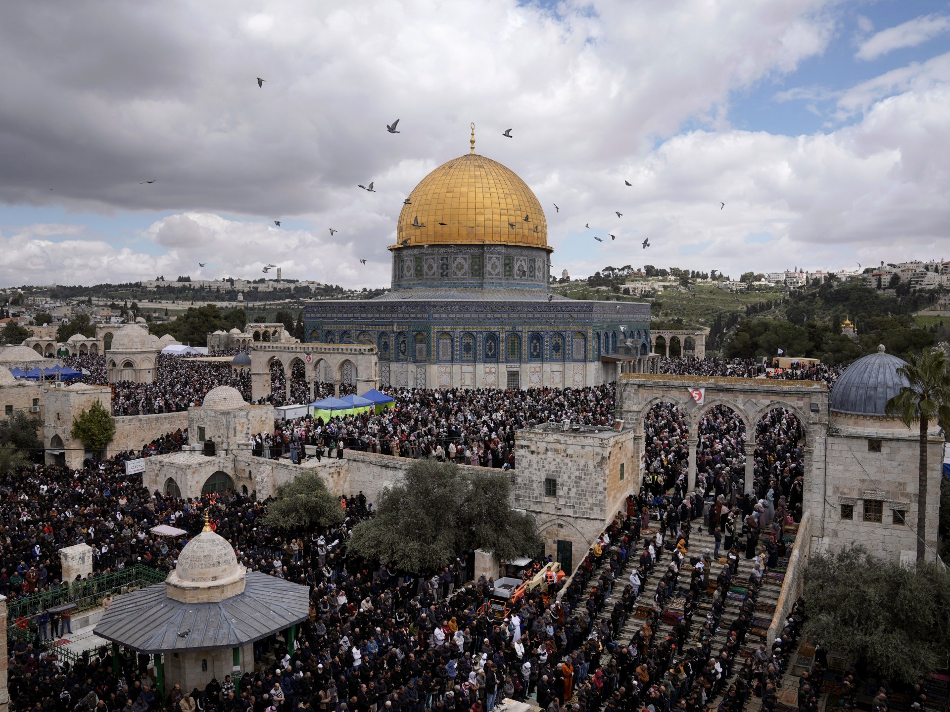 Tensions rise over Al-Aqsa mosque in Jerusalem.