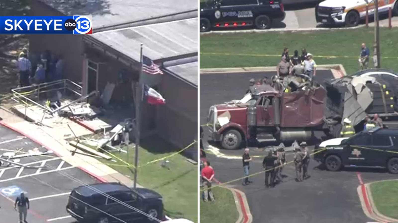 Featured image for Stolen 18-Wheeler Intentionally Crashes into Texas DPS Office, Causing Multiple Serious Injuries