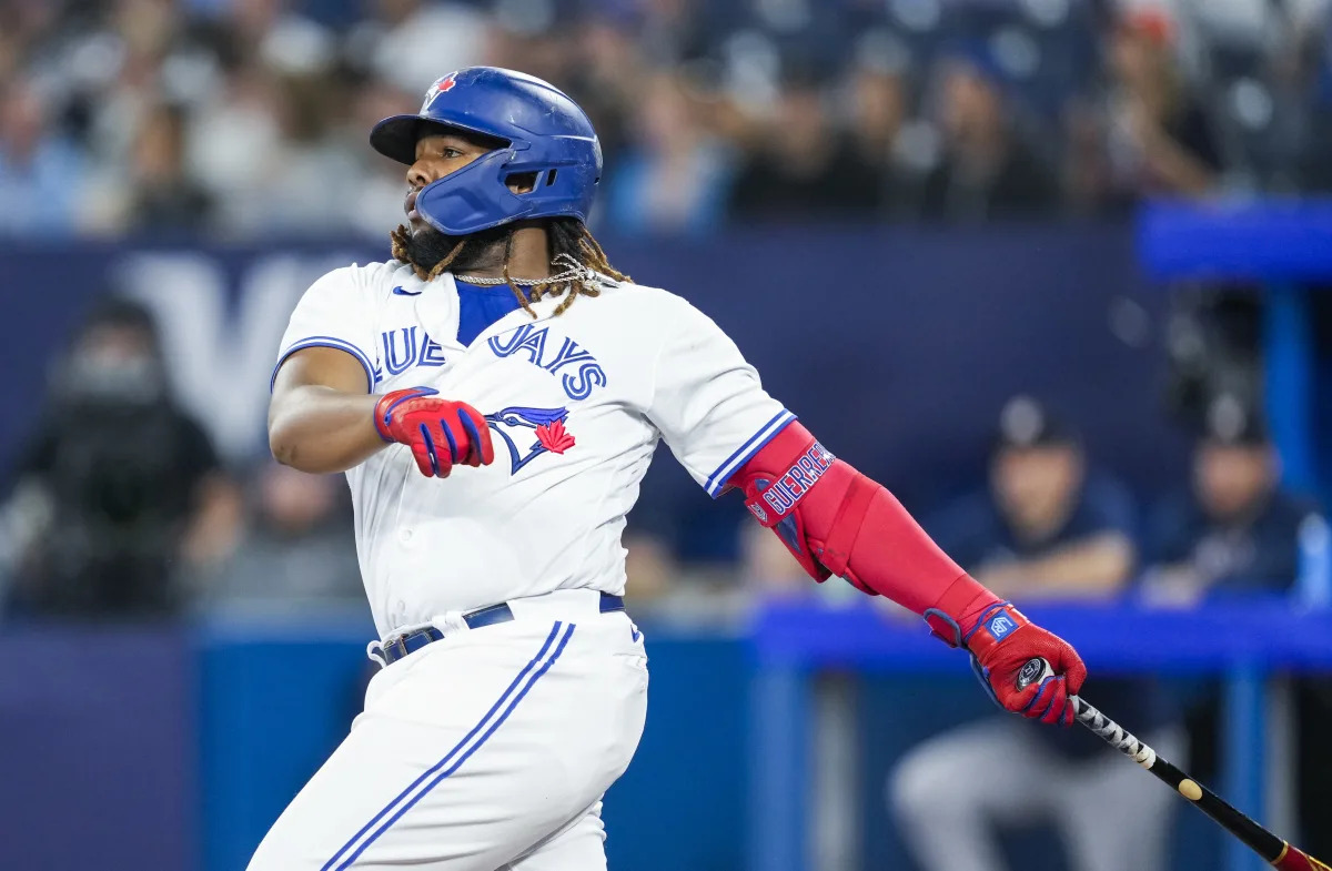 Featured image for Crunching the Numbers: The Mystery of Vladimir Guerrero Jr.'s Home Runs in Fantasy Baseball.