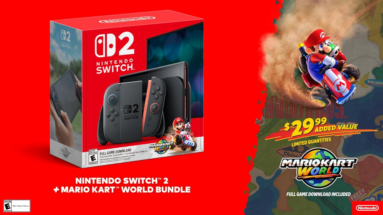 Featured image for Nintendo Switch 2 Mario Kart World Bundle Production Ends, Act Quickly