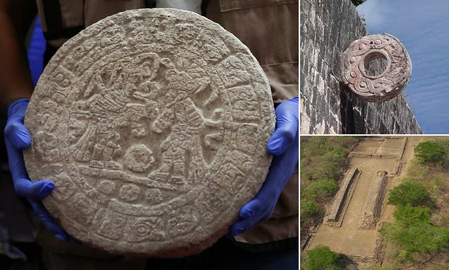 Featured image for "Mayan Scoreboard Unearthed: Reveals Use of Dead Rulers as Balls in Ancient Ballgame"