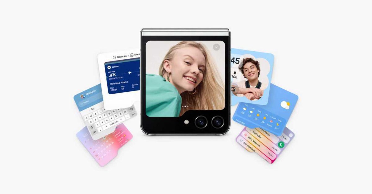 Samsung's Galaxy Z Flip 5 boasts a seamless gap-free hinge