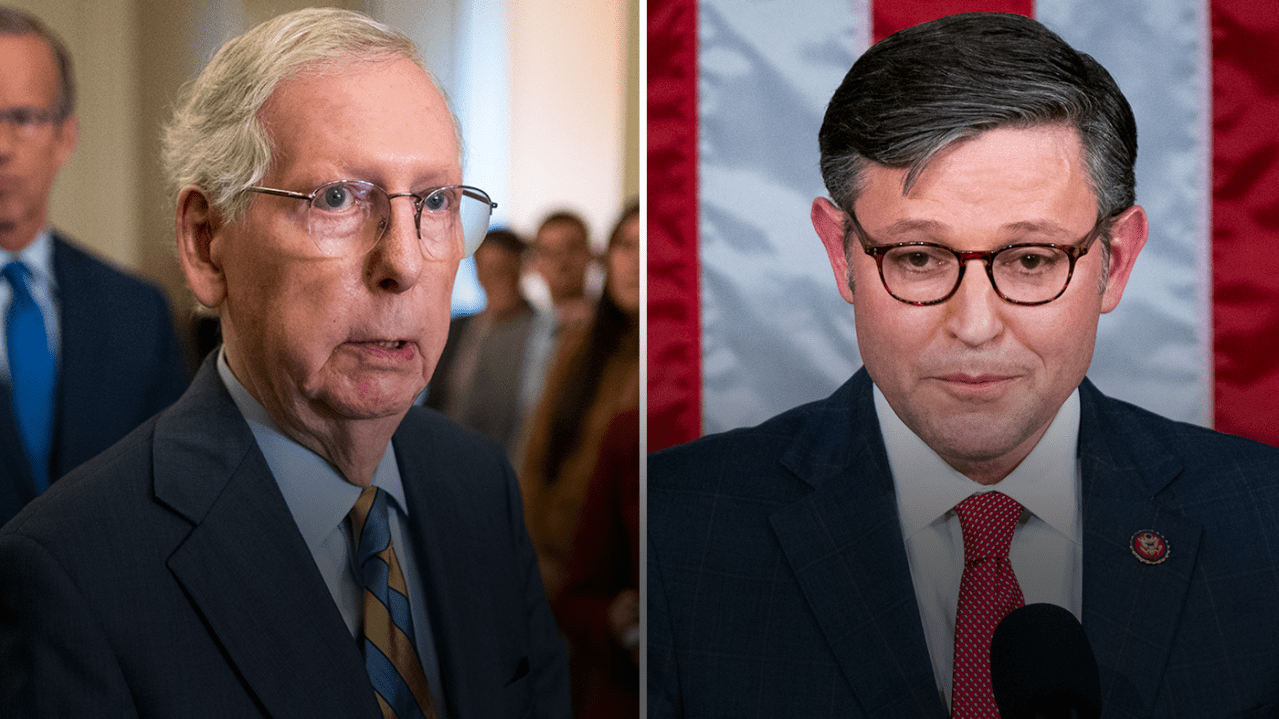 "McConnell and Speaker Johnson on Collision Course over Ukraine Shutdown"