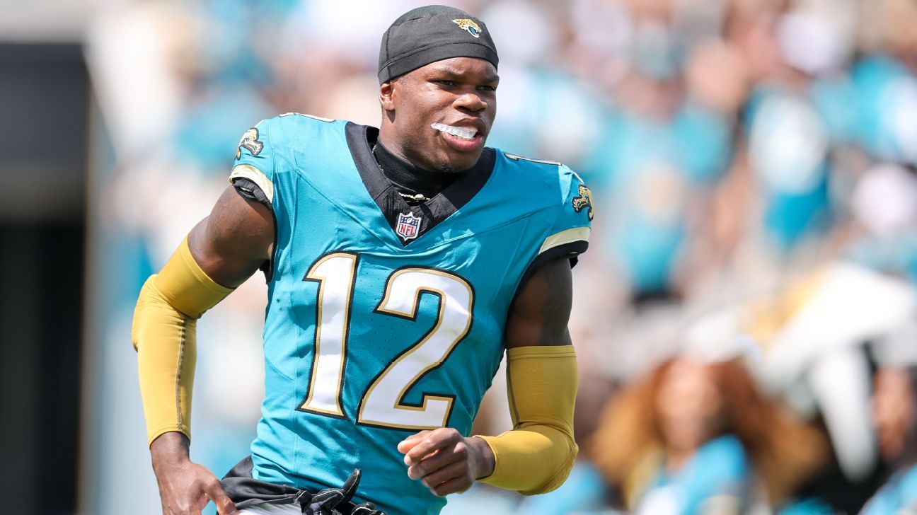 Featured image for Jaguars' Rookie Travis Hunter to Miss Next Four Games Due to Knee Injury