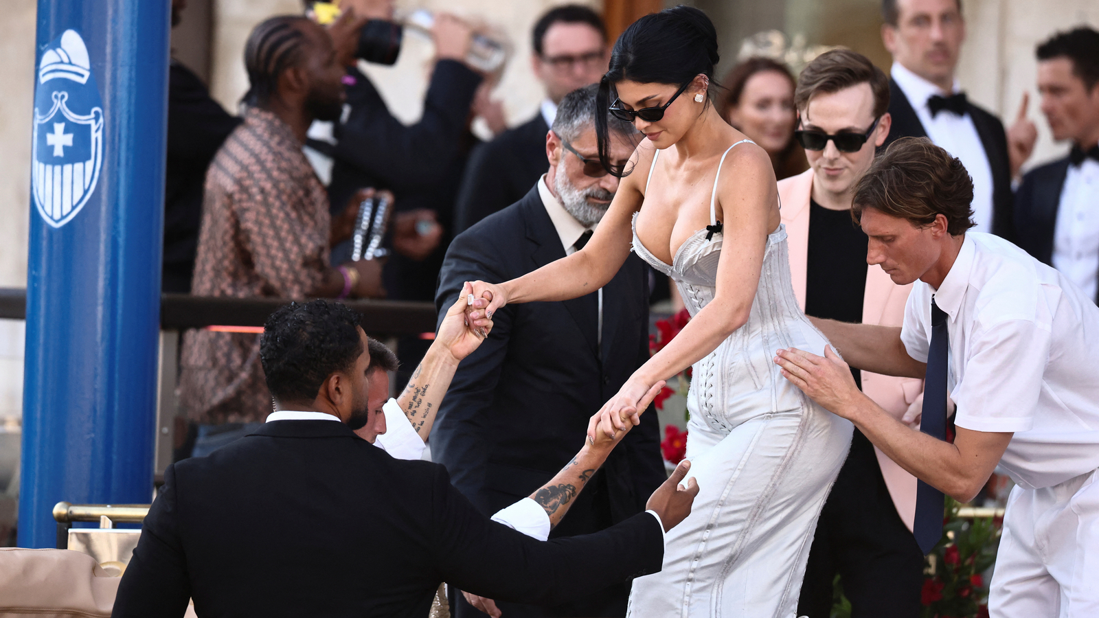 Kylie Jenner's Dress Sparks Controversy at Bezos and Sanchez's Wedding