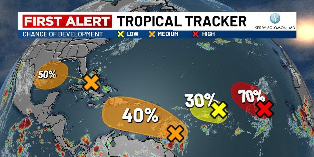 Featured image for Tropical Systems Monitored as Hurricane Season Peak Approaches