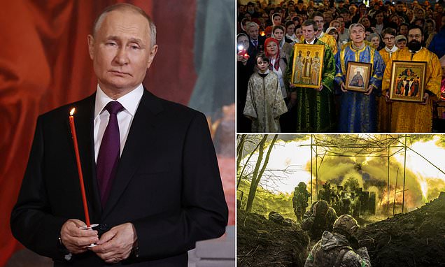 Featured image for Putin's Orthodox Easter Celebration Amid US Intelligence Leaks
