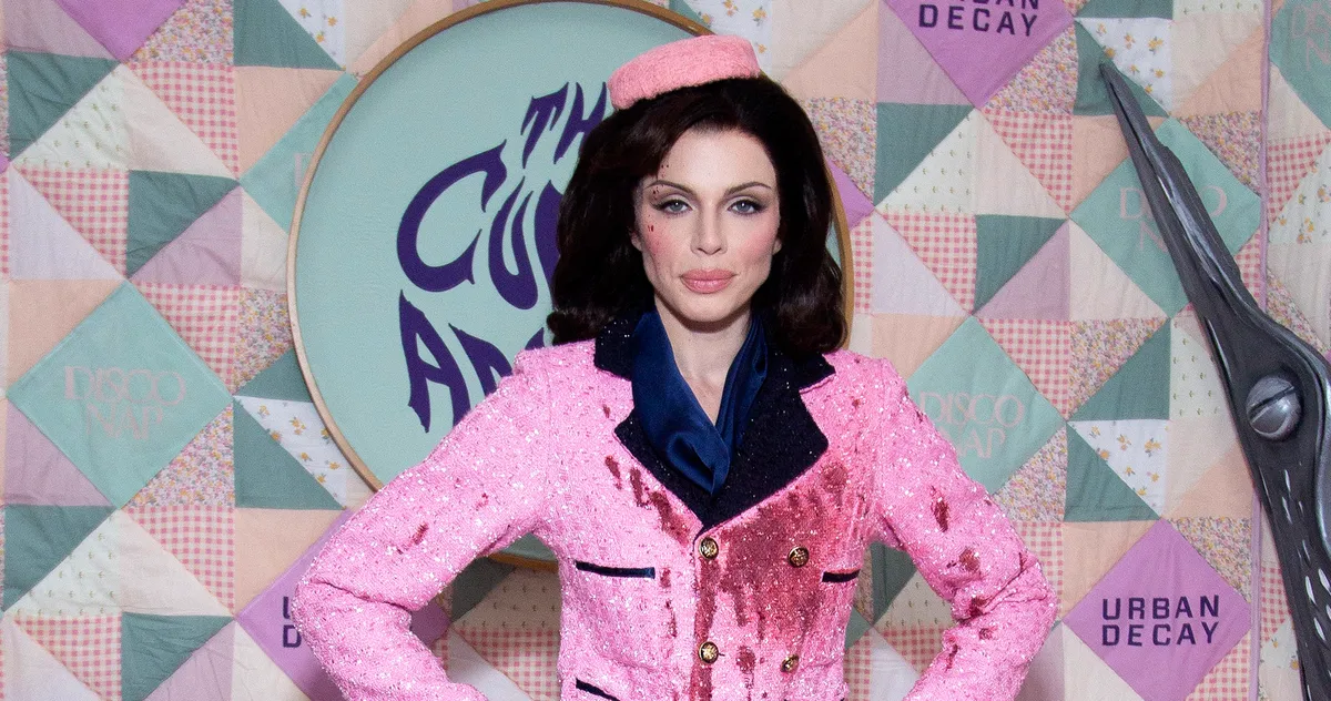 Featured image for Julia Fox's Blood-Stained Jackie Kennedy Costume Sparks Backlash