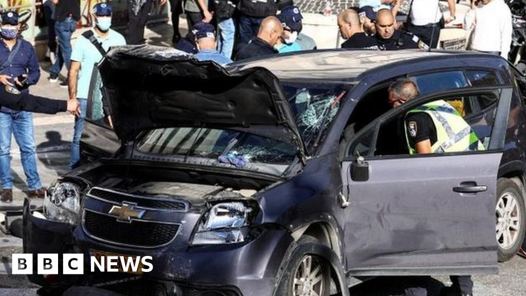 Featured image for East Jerusalem father of 5 identified as suspect in car-ramming attack near market.
