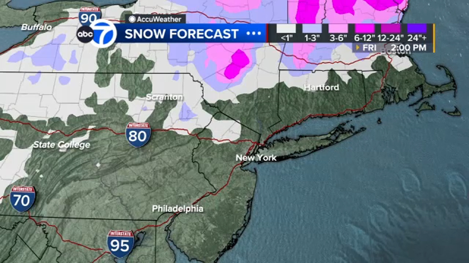 Featured image for "Power Outage Potential: Long-lasting Winter Storm Forecast for Upstate NY and Vermont This Week"