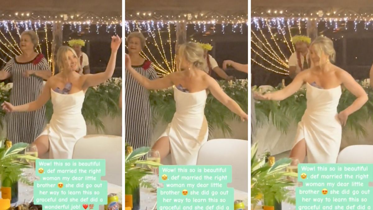 "Bride's Viral TikTok Showcases Heartwarming Samoan Dance Tribute to New Family"