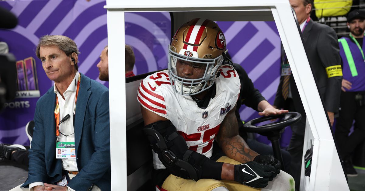 Featured image for "Dre Greenlaw's Achilles Injury: A Rollercoaster of Emotions for the 49ers"