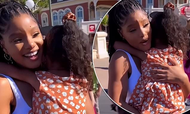 Halle Bailey's Heartwarming Encounter with Little Mermaid Fan at Disney World
