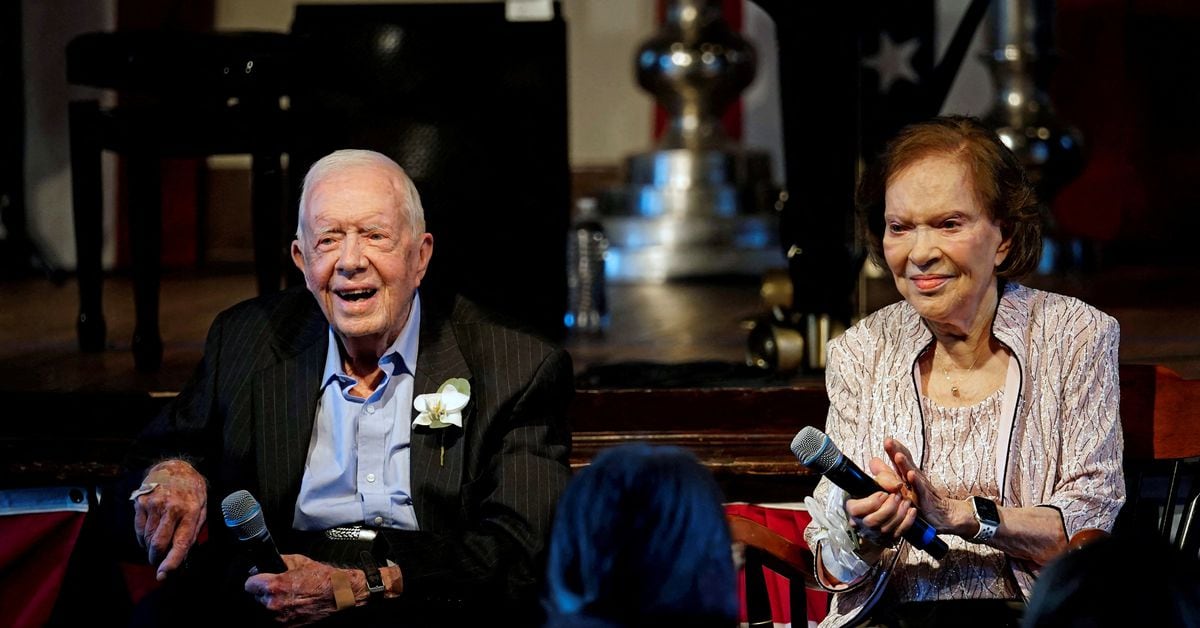 Jimmy Carter Celebrates 99th Birthday at Georgia Peanut Festival