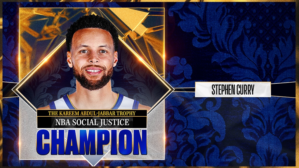 Stephen Curry named Kareem Abdul-Jabbar Social Justice Champion for 2022-23 NBA season