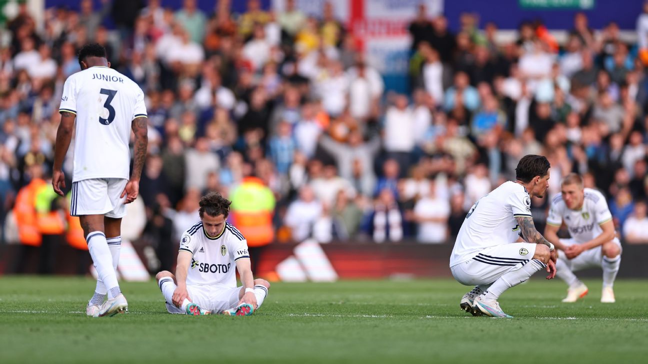 Featured image for Leeds United suffer humiliating defeat to Tottenham in Premier League.