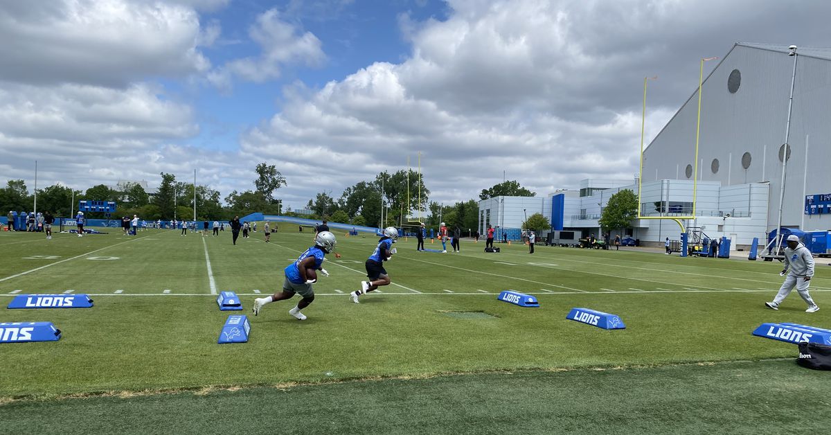 Featured image for "Rookie progress, Calvin Johnson's camp, and OTA observations: Latest on Detroit Lions."