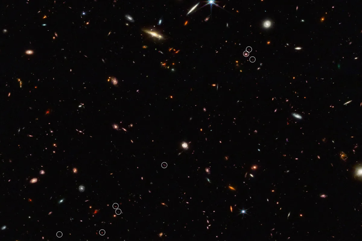 "James Webb Space Telescope Discovers Early Cosmic Web Strands"