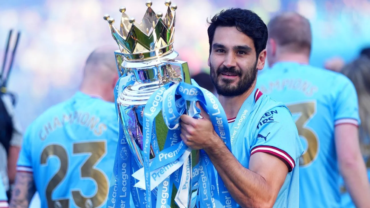 Ilkay Gundogan bids farewell to Man City for Barcelona
