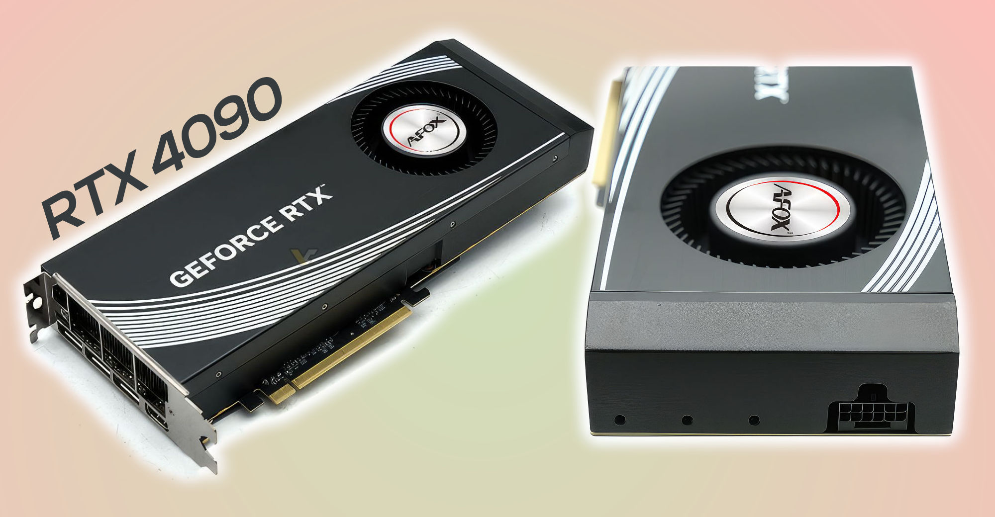 Featured image for AFOX Unveils Compact RTX 4090 Blower GPU for SFF and Workstation Users.