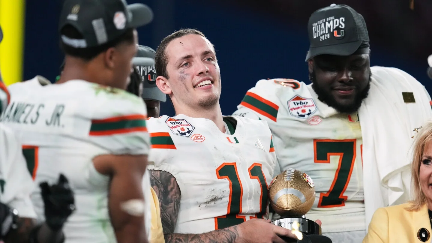 Beck's Miami era ends as Hurricanes reach CFP final vs Indiana
