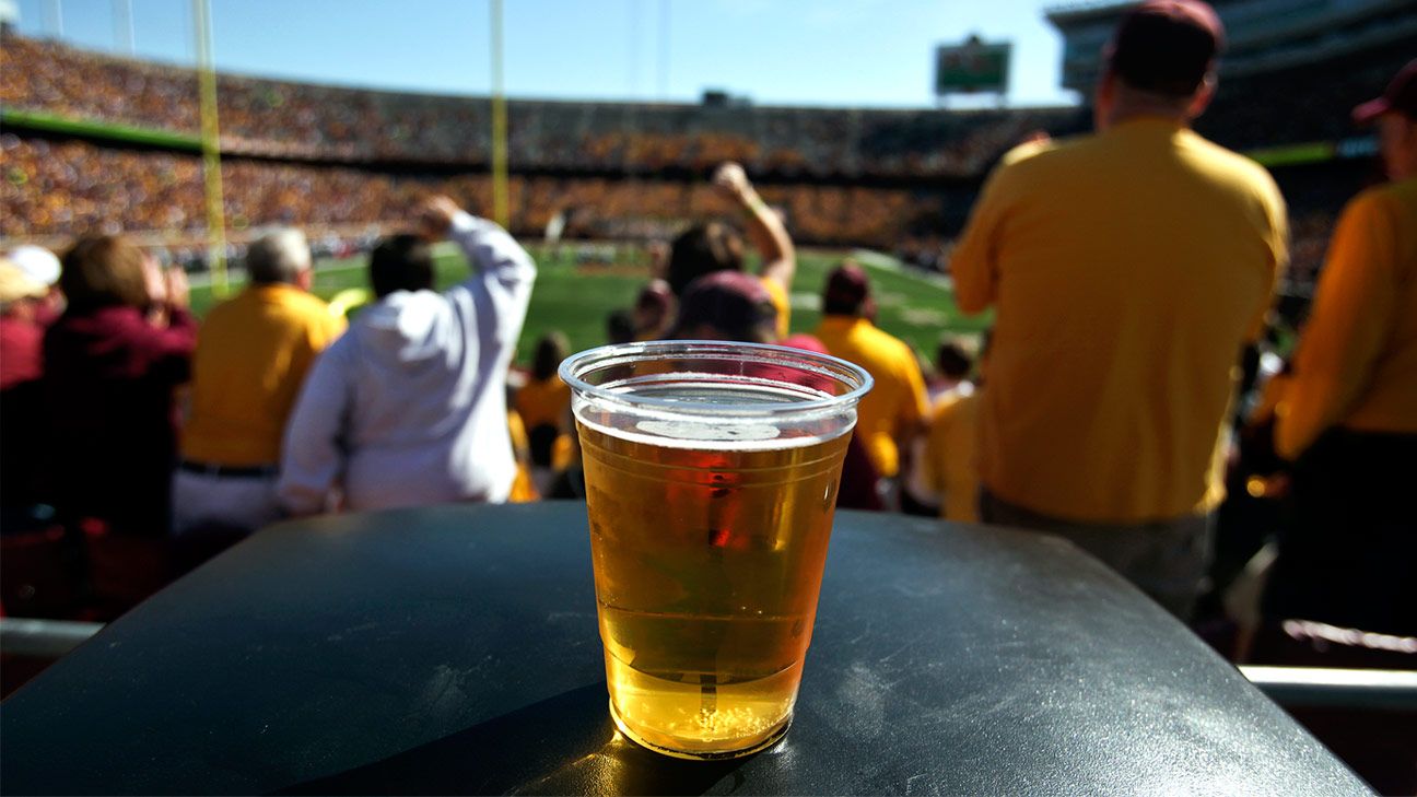 Featured image for "Majority of Power Five College Football Schools Now Sell Alcohol at Stadiums, Survey Finds"