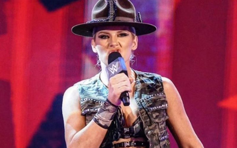 Featured image for Sgt. Slaughter's Daughter Calls Out Lacey Evans for Copying Look