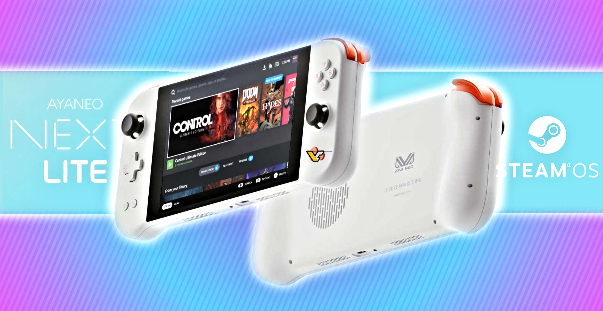 Featured image for "AYANEO Next Lite: A New Handheld Gaming PC with SteamOS to Challenge Steam Deck"