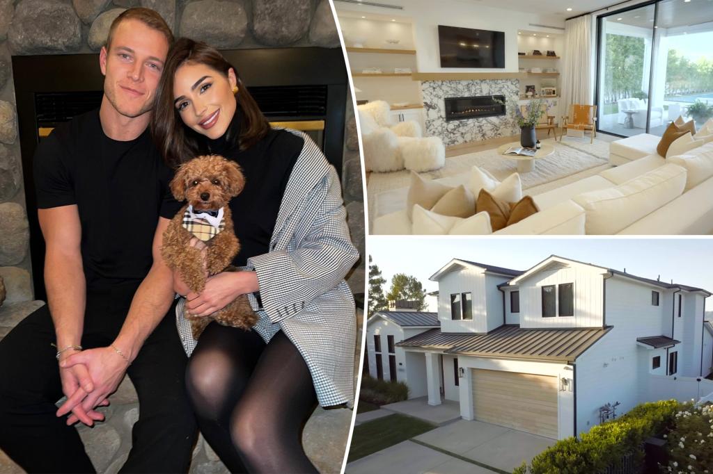 "Tour Olivia Culpo's $3.5M LA Home with 49ers' Christian McCaffrey"
