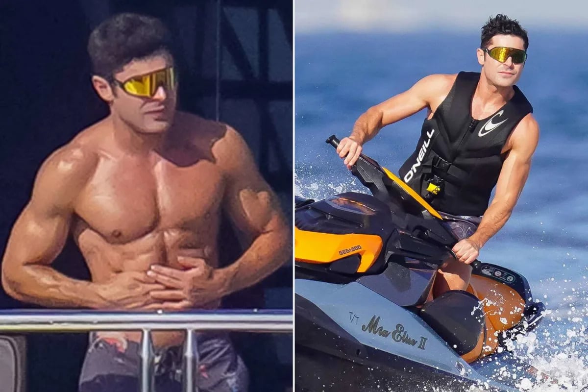 Featured image for Zac Efron Flaunts Toned Physique on Lavish St. Tropez Yacht Vacation