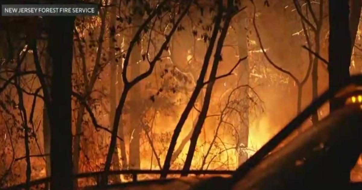 Featured image for NJ wildfire: Firefighters make progress as smoke affects Garden State Parkway.