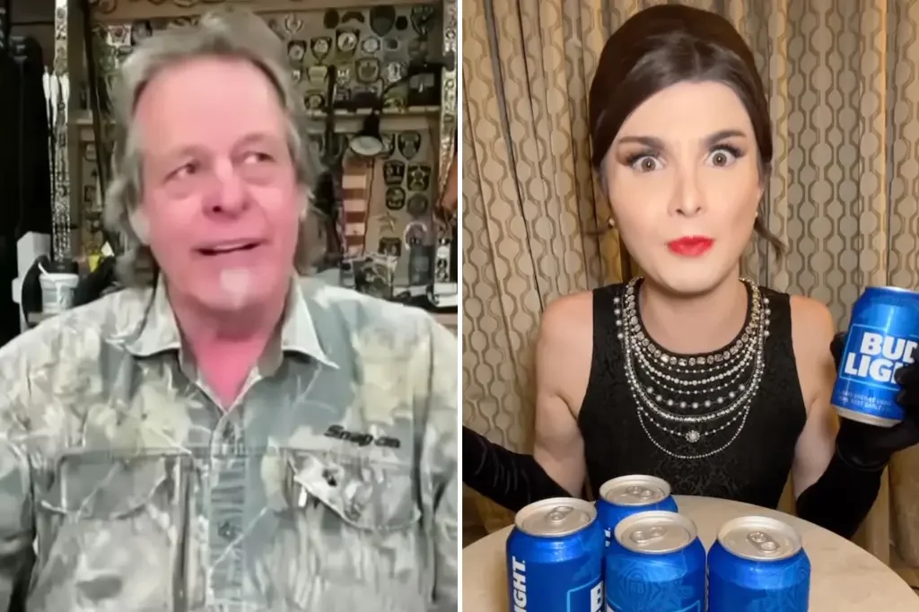 Ted Nugent Criticizes Bud Light's Dylan Mulvaney Ad Campaign.