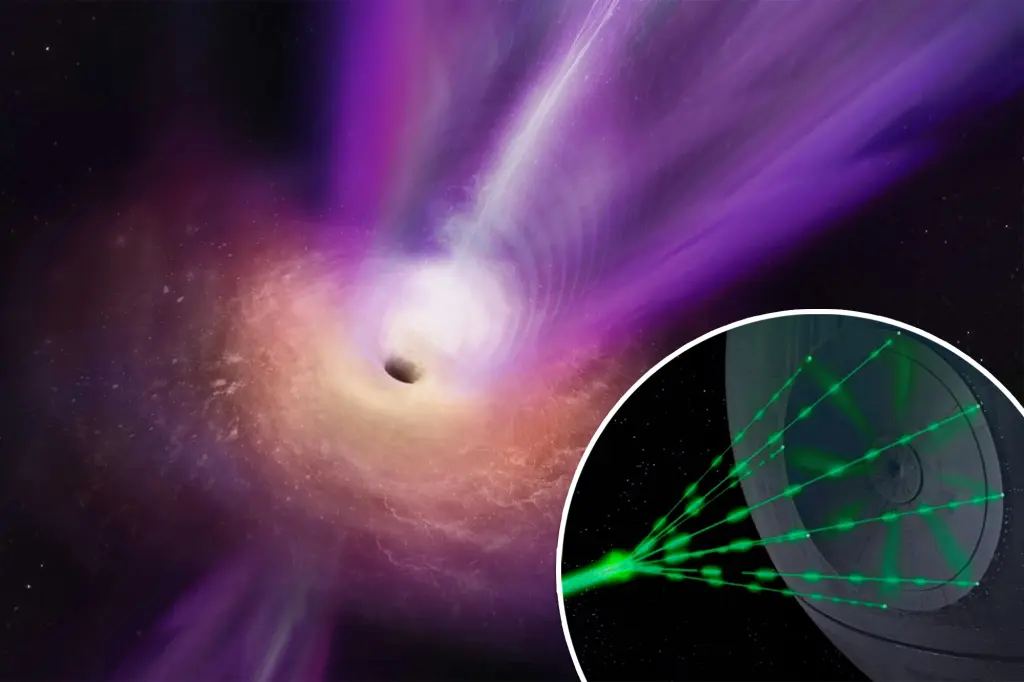 "Real-Life 'Death Star' Black Holes Fire Planet-Killing Beams"
