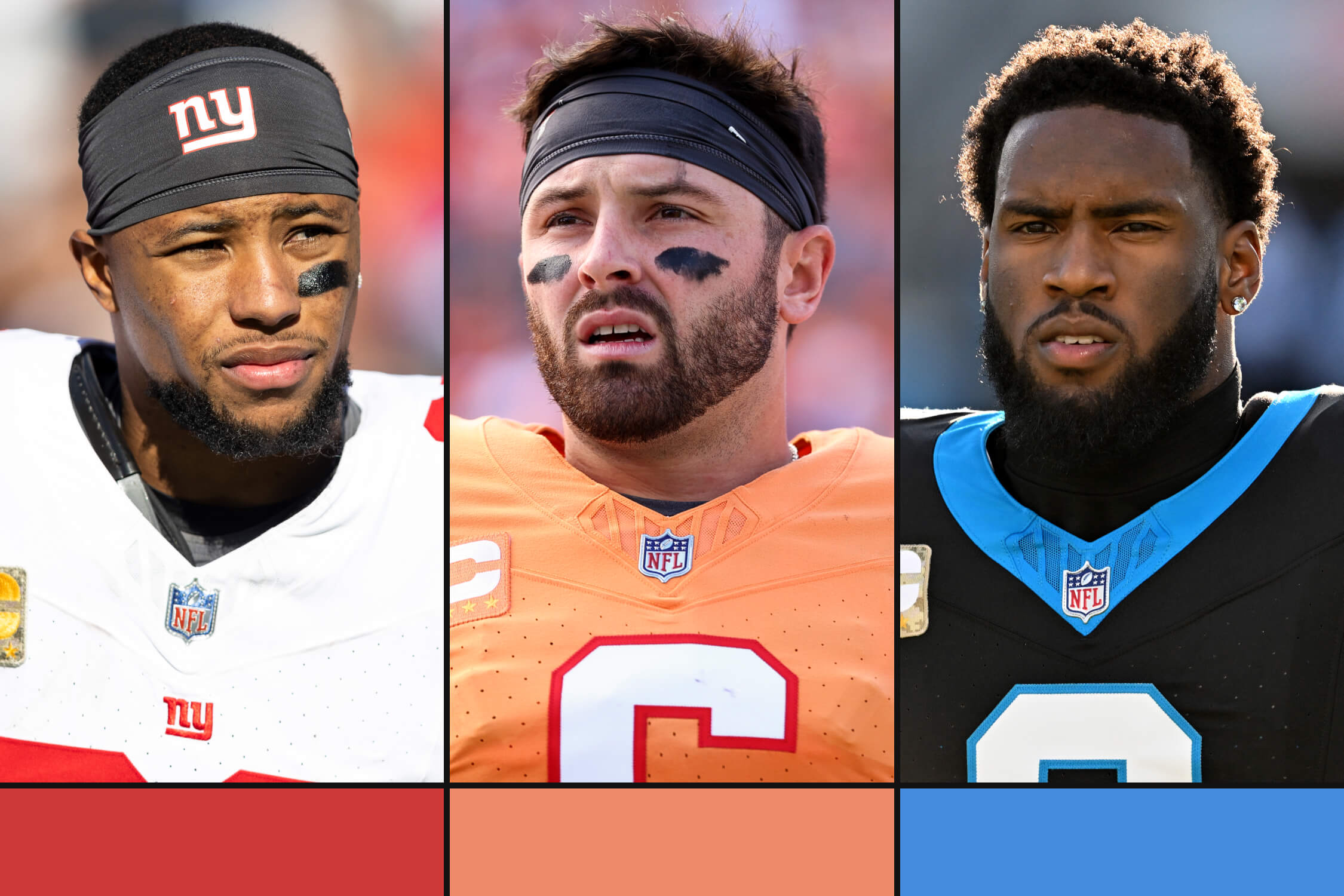 "2024 NFL Franchise Tag Winners and Losers Revealed: Mayfield, Barkley, and More"