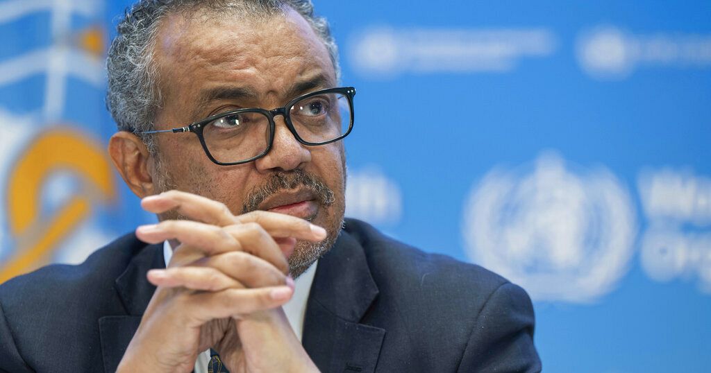 WHO warns of Covid-19's continued movement despite declining death rates.