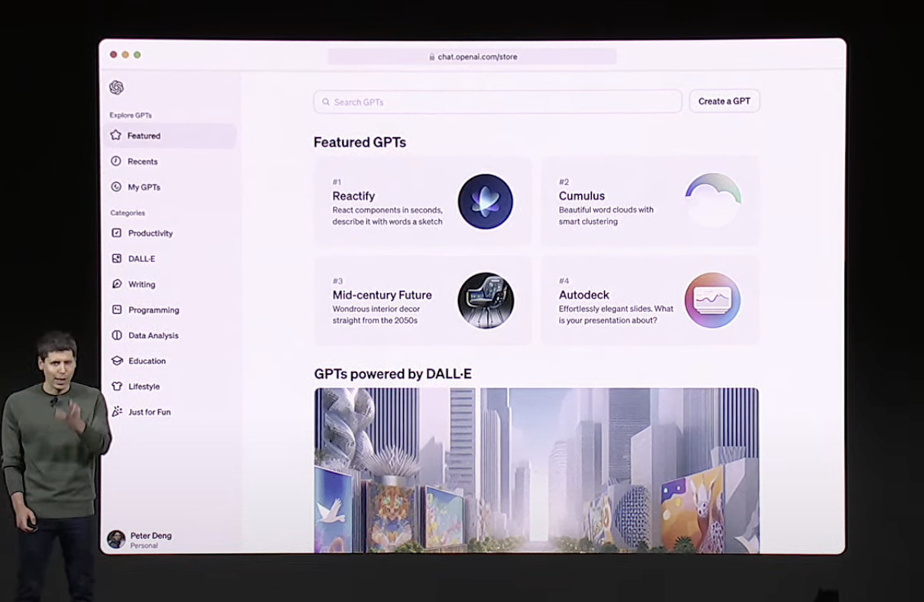 OpenAI's GPT Store: Customizable ChatGPTs for Startups and Small Businesses