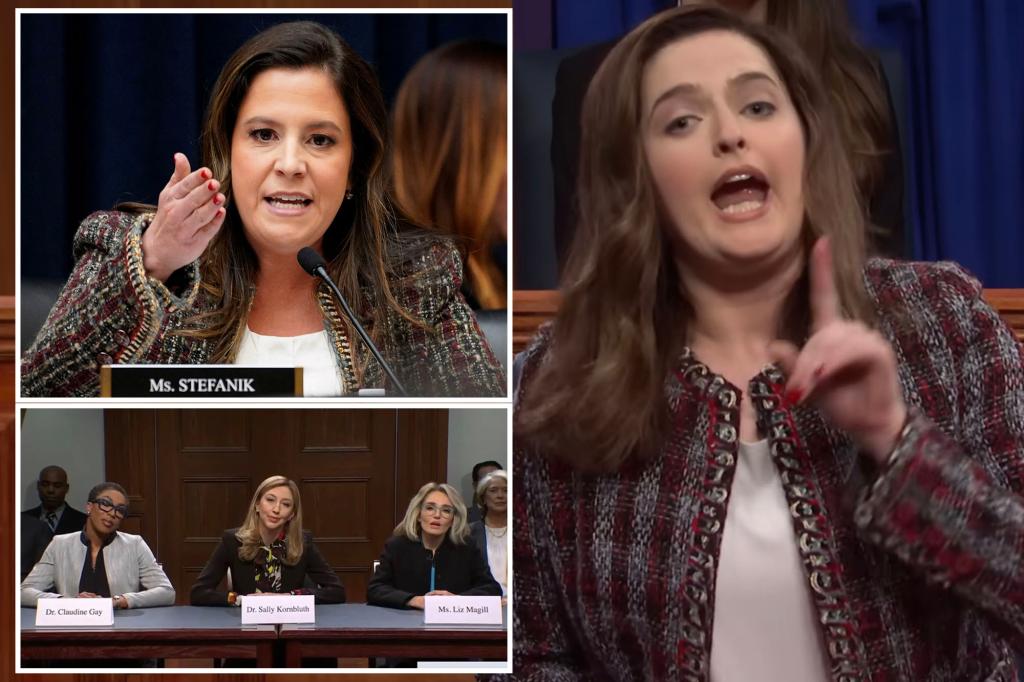 'SNL' Under Fire for Controversial Sketch Mocking Elise Stefanik Instead of University Presidents