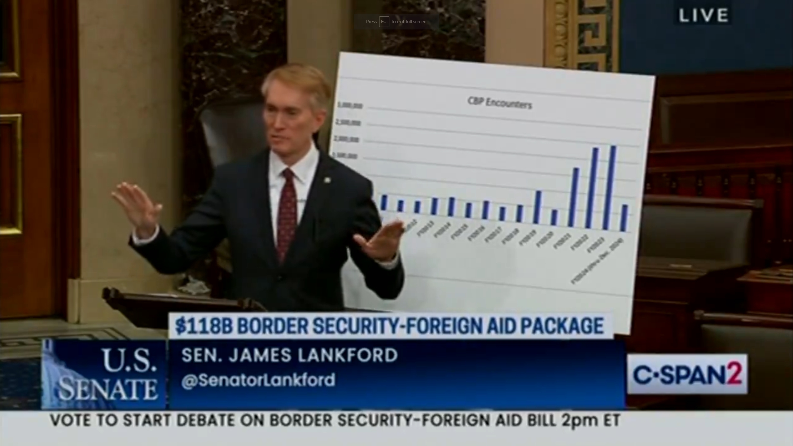 Featured image for Senator Lankford Threatened Over Border Bill by Conservative Media Figure