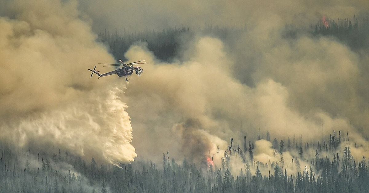 Wildfire Threat Looms Over Alberta and British Columbia.