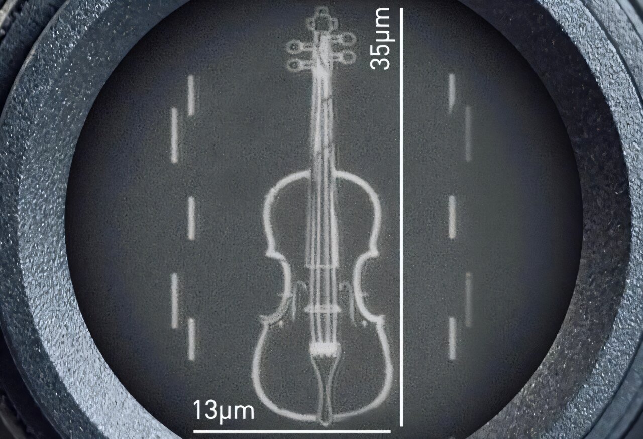 Featured image for Physicists craft the world's tiniest violin with nanotechnology