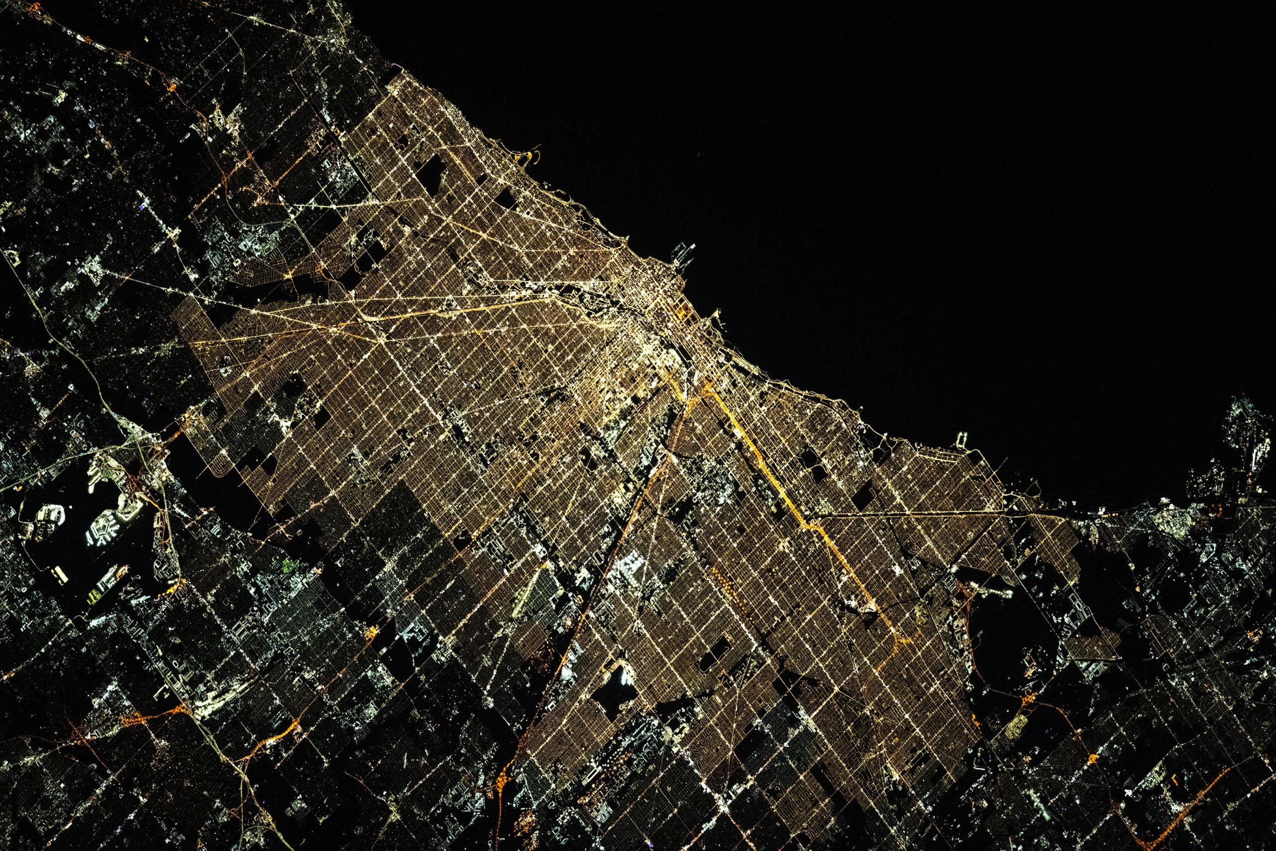 Featured image for Chicago's Nighttime Glow Captured from Space