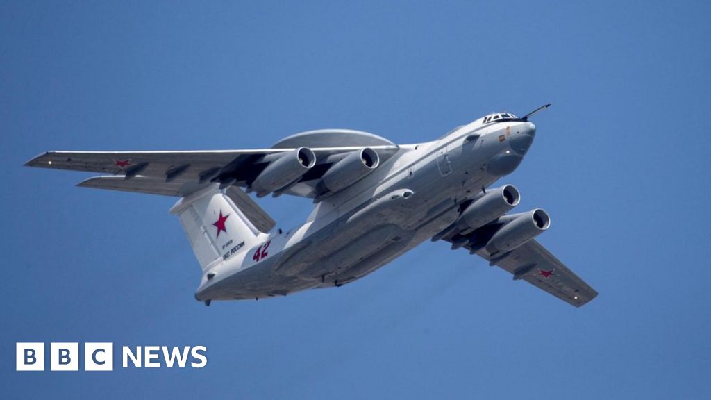 Featured image for "Ukraine Downs Second Russian A-50 Spy Plane, Five Killed in Drone Strikes"